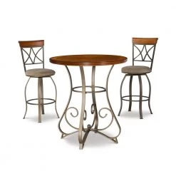 Masson 3-Piece Pub Set with Swivel Barstools by Powell Company