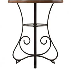 Masson 3-Piece Pub Set with Swivel Barstools by Powell Company -Powell Company Shop cjerry wood and pewter bronze powell company dining room sets hd1235d19 c3 1000