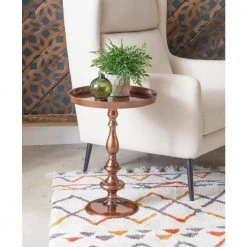 Jhana Copper Metal Side Table by Powell Company -Powell Company Shop copper powell company end side tables hd1623at21 31 1000