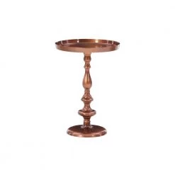 Jhana Copper Metal Side Table by Powell Company