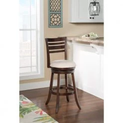 Martin 30 in. Espresso Bar Stool by Powell Company -Powell Company Shop cream espresso powell company bar stools hd1132b19bse 4f 1000