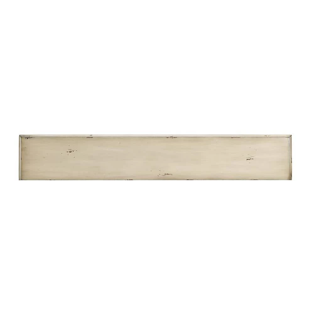 Strand 60 in. Cream Standard Rectangle Wood Console Table with Drawers by Powell Company 11 Strand 60 in. Cream Standard Rectangle Wood Console Table with Drawers by Powell Company - Image 9