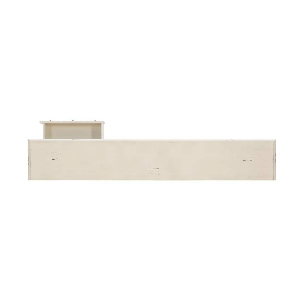 Strand 60 in. Cream Standard Rectangle Wood Console Table with Drawers by Powell Company 8 Strand 60 in. Cream Standard Rectangle Wood Console Table with Drawers by Powell Company - Image 6