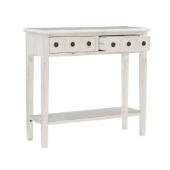 Strand 38 in. L x 34.75 in. H Cream Rectangle Wood Top Console Table (2-Drawer) by Powell Company -Powell Company Shop cream powell company console tables hd1564a20c c3 1000