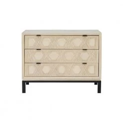 Muriel 38 in. L Cream 29.5 in H Rectangle wood top 3-Drawer Console Table by Powell Company -Powell Company Shop cream powell company console tables hd1586a20 c3 1000