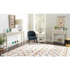 Cindie 38 in. W Cream 34.75 in. H Rectangular Wood Console Table with 2-Drawers and Shelf by Powell Company 19 Cindie 38 in. W Cream 34.75 in. H Rectangular Wood Console Table with 2-Drawers and Shelf by Powell Company -Powell Company Shop cream powell company console tables hd221815 4f 1000