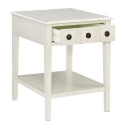 Strand Cream Accent Side Table by Powell Company -Powell Company Shop cream powell company end side tables hd1567et20c 4f 1000