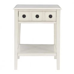 Strand Cream Accent Side Table by Powell Company -Powell Company Shop cream powell company end side tables hd1567et20c c3 1000