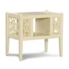 Kinzlee 22 in. W x 14 in. D x 20 in. H Cream Square Magazine Wood End / Side Table by Powell Company -Powell Company Shop cream powell company end side tables hd1738mt21 64 1000