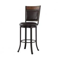 Brewer Brown Swivel Barstool by Powell Company