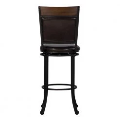Brewer Brown Swivel Barstool by Powell Company -Powell Company Shop dark brown powell company bar stools hd1048b19bs 66 1000