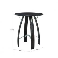 Johnson Dark Pine Pub Table by Powell Company -Powell Company Shop dark pine powell company bar tables hd1116d19pt 40 1000