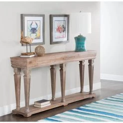 Granger 72 in. Distressed Pine Standard Rectangle Wood Console Table by Powell Company -Powell Company Shop distressed pine powell company console tables hd1266a19 31 1000