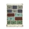 Voigt Ivory & MultiColor 13-Drawer Cabinet by Powell Company -Powell Company Shop distressed white powell company accent cabinets hd1270a19 64 1000