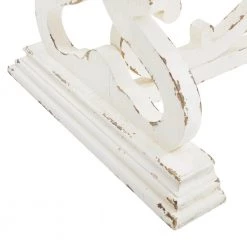 Lucas 47 in. Distressed White Large Rectangle Wood Coffee Table with Pedestal Base by Powell Company -Powell Company Shop distressed white powell company coffee tables hd1410a19 1d 1000