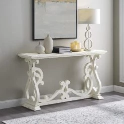Lucas 60 in. Distressed White Standard Rectangle Wood Console Table by Powell Company 21 Lucas 60 in. Distressed White Standard Rectangle Wood Console Table by Powell Company -Powell Company Shop distressed white powell company console tables hd1412a19 31 1000