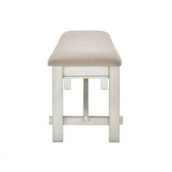Krause Distressed White Bench 16 in. x 21 in. x 60 in. by Powell Company -Powell Company Shop distressed white powell company dining benches hd1435db19 4f 1000