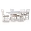 Krause Distressed White Dining Set (5-Piece) by Powell Company -Powell Company Shop distressed white powell company dining room sets hd1436d519 64 1000