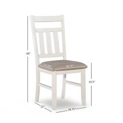 Krause Distressed White Dining Set (6-Piece) by Powell Company -Powell Company Shop distressed white powell company dining room sets hd1438d619 76 1000