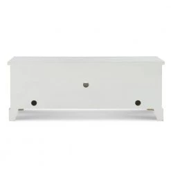 Bailee 55 in. Distressed White Wood TV Stand with 1 Drawer Fits TVs Up to 50 in. with Doors by Powell Company -Powell Company Shop distressed white powell company tv stands hd1424a19 66 1000