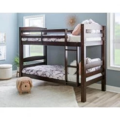Sanders Espresso Bunk Bed by Powell Company -Powell Company Shop espresso powell company bunk beds hd1103y19e 31 1000