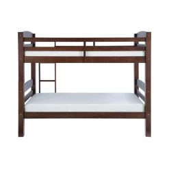 Sanders Espresso Bunk Bed by Powell Company -Powell Company Shop espresso powell company bunk beds hd1103y19e 4f 1000