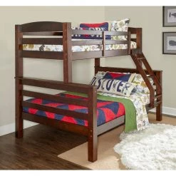 Sanders Espresso Twin Full Bunkbed by Powell Company -Powell Company Shop espresso powell company bunk beds hd1104y19e 31 1000