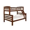 Sanders Espresso Twin Full Bunkbed by Powell Company -Powell Company Shop espresso powell company bunk beds hd1104y19e 64 1000