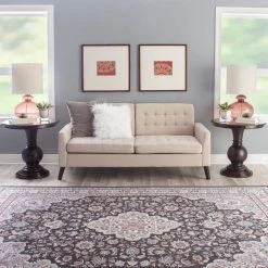 Lexis 26 in. L Espresso 26 in. H Round Wood Top Accent Table by Powell Company -Powell Company Shop espresso powell company coffee tables hd1768at21 4f 1000