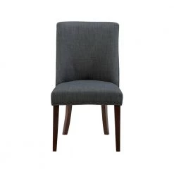 Alessio Grey Linen Like Polyester Upholstered Dining Chair (Set of 2) by Powell Company -Powell Company Shop espresso powell company dining chairs hd1676dc21 4f 1000
