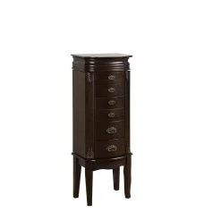 Italian Influenced Espresso Jewelry Armoire by Powell Company