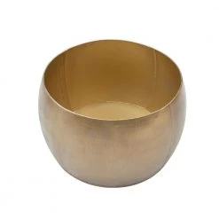 Wagner 27.5 in. Gold 18.5 in. Metal Hammered Drum Coffee Table with Storage and Wooden Lid by Powell Company -Powell Company Shop gold powell company coffee tables hd1646dts21lg 77 1000