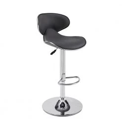 Grandie Grey and Chrome 34.38 in. - 42.63 in. Adjustable Bar Stool by Powell Company -Powell Company Shop gray and chrome powell company bar stools hd1461bs20 4f 1000
