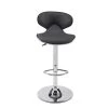 Grandie Grey and Chrome 34.38 in. - 42.63 in. Adjustable Bar Stool by Powell Company