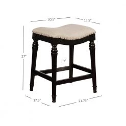 Collins 24 in. Black Counter Stool by Powell Company -Powell Company Shop gray black powell company bar stools hd1099d19 44 1000