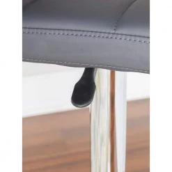 Wilson Bar Stool Grey by Powell Company -Powell Company Shop gray chrome powell company bar stools hd1135b19bs 1d 1000