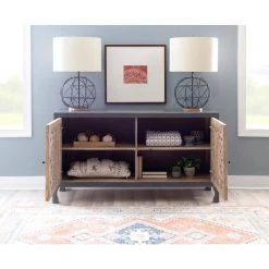 Gleason Gray 2-Door Accent Cabinet by Powell Company 14 Gleason Gray 2-Door Accent Cabinet by Powell Company -Powell Company Shop gray powell company accent cabinets hd1631ca21 77 1000