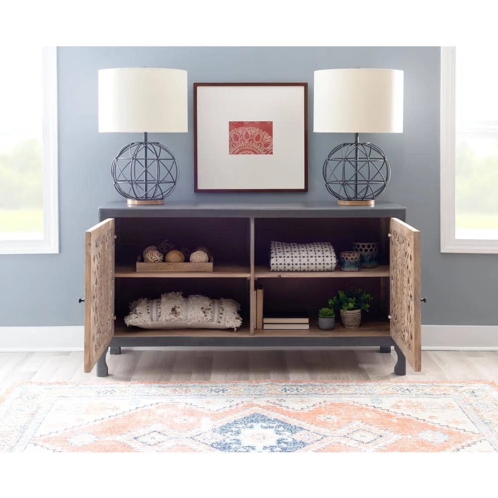 Gleason Gray 2-Door Accent Cabinet by Powell Company 6 Gleason Gray 2-Door Accent Cabinet by Powell Company - Image 4