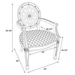 Darla Grey Spider Web Back Accent Chair with Leopard Upholstery by Powell Company 13 Darla Grey Spider Web Back Accent Chair with Leopard Upholstery by Powell Company -Powell Company Shop gray powell company accent chairs hd1468u20 1f 1000