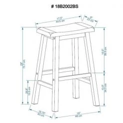Werner 24 in. Grey Counter Stool by Powell Company -Powell Company Shop gray powell company bar stools hd1175b19cs 44 1000