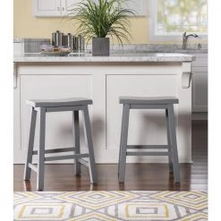 Werner 24 in. Grey Counter Stool by Powell Company -Powell Company Shop gray powell company bar stools hd1175b19cs 4f 1000