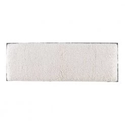 Myah Grey Bench with White Shaggy Upholstery 45 in. L x 16 in. D x 18 in. H by Powell Company -Powell Company Shop gray powell company bedroom benches hd1715ub21 a0 1000