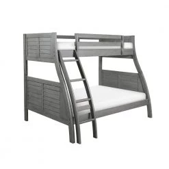 Allen Grey Twin Over Full Bunk Bed by Powell Company -Powell Company Shop gray powell company bunk beds hd1107y19g c3 1000