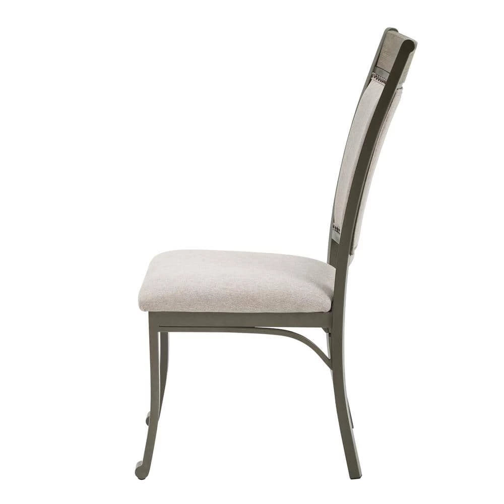 Chasin Pewter Gray Wash Side Chair by Powell Company 4 Chasin Pewter Gray Wash Side Chair by Powell Company - Image 2
