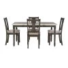 5-Piece Powell Angie Grey Dining Set by Powell Company -Powell Company Shop gray powell company dining room sets hd1473ds520 64 1000