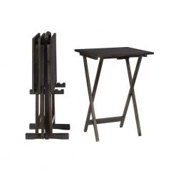 Argo Grey Snack Tray Table Set by Powell Company