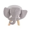 Vivian Grey Elephant 13.5" Stool with No Storage by Powell Company 2 Vivian Grey Elephant 13.5" Stool with No Storage by Powell Company -Powell Company Shop gray powell company kids chairs hd1399a19k 64 1000