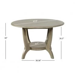 Winfred Gray Rustic Driftwood Dining Table by Powell Company 16 Winfred Gray Rustic Driftwood Dining Table by Powell Company -Powell Company Shop gray powell company kitchen dining tables hd1291d19 44 1000