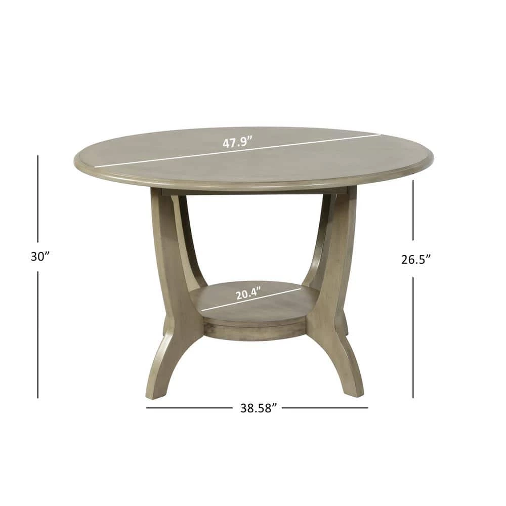 Winfred Gray Rustic Driftwood Dining Table by Powell Company 9 Winfred Gray Rustic Driftwood Dining Table by Powell Company - Image 7