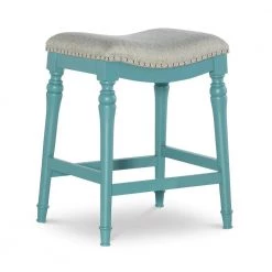 Jackson 24 in. Teal Blue Counter Stool by Powell Company